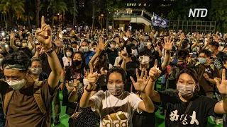 В Гонконге и Тайване прошли акции в память о «Бойне на Тяньаньмэнь»