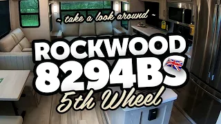 Perfect Full Time 5th Wheel Static Home: Rockwood 8294BS only available in the UK from CCRV