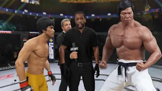 UFC4 Bruce Lee vs. Bolo Yeung EA Sports UFC 4