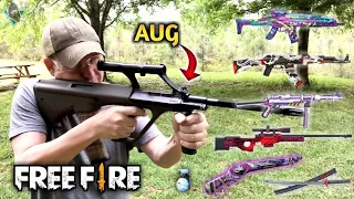 Free Fire Gun in real life || All weapon Gun real life in FreeFire 2020