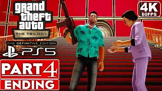 GTA VICE CITY DEFINITIVE EDITION ENDING Gameplay Walkthrough Part 4 [4K 60FPS PS5] - No Commentary