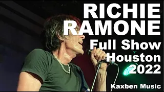 Richie Ramone (Ramones) Live 2022 [Show] Houston TX HD