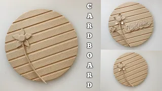 No Clay No MDF😱only Magic with Cardboard | DIY Wall Hanging craft for Home decor | Cardboard craft