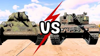 T-34 Goes To Face Top Tier  War Thunder?