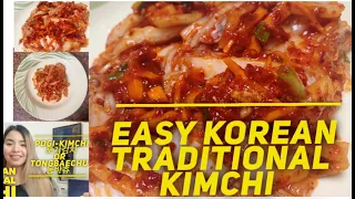 Easy Korean Traditional Kimchi Recipe (04) | Anne Leslie Condeza