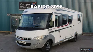 Rapido 8096 Motorhome For Sale at Camper UK