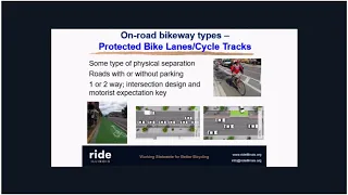 Bike Walk Every Town -- Bikeway Design 101