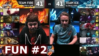 Ice vs Fire fun (troll) Show Match 2 - Bjergsen Heimerdinger vs Mouse Kled | LoL All-Star 2016 Day 4