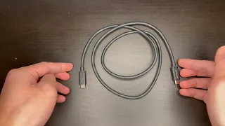 Nekteck Thunderbolt 3 USB-C Cable - Silent Unboxing