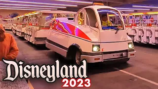 Disneyland Tram 2023 - Transportation at Disneyland Resort [4K POV]
