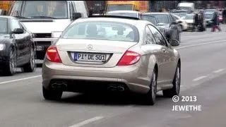 Mercedes-benz CL500 Kicherer Exhaust LOUD Acceleration Sound in Hamburg (1080p Full HD)