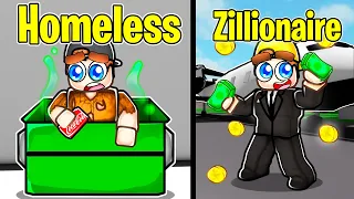 HOMELESS To ZILLIONAIRE.. (Brookhaven RP)