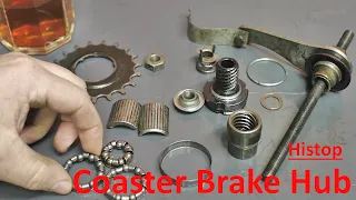 Rebuilding the coaster brake hub from my old bicycle