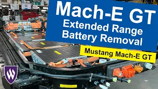 Mustang Mach-E GT 2021 - Extracción de la batería de rango extendido