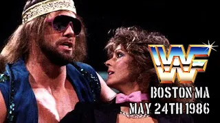 WWF Boston, MA May 24th, 1986 (Hulk Hogan vs Randy Savage) :: New England Wrestling History