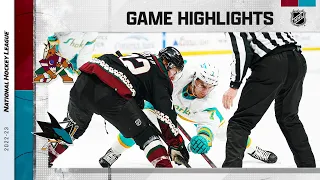 Coyotes @ Sharks 12/13 | NHL Highlights 2022