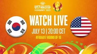 Full Basketball Game | Korea v USA | FIBA U17 Women's Basketball World Cup 2022