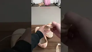 Pointe shoe preparation ASMR