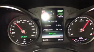 Mercedes-Benz C350e acceleration 0 - 100 km/h