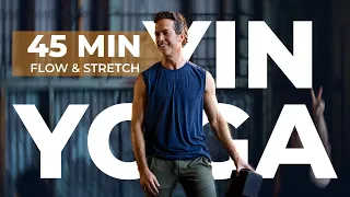 45min Yin Yoga "Full Body"  w/ Travis Eliot l Flow & Stretch Program