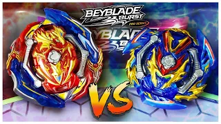 ULTIMATE PRO SHOWDOWN! Union Achilles.Cn.Xt+.烈 VS Sword Valtryek.St.X'.烈 Beyblade Pro Battle