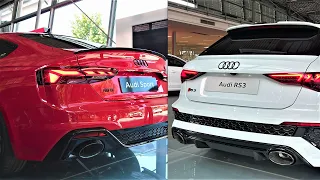 New Audi RS3 Sportback vs New Audi RS 5 Sportback vs New Audi RS4 Avant - REVS & Exhaust Comparison