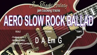 AERO SLOW ROCK BALLAD Backing Track in D/Bm (66 bpm)