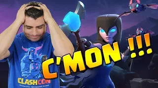 THE NIGHT WITCH CURSE !!! Can't get this legendary card ! Clash Royale