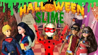 Slime Halloween Party Gone Wrong Miraculous Ladybug Doll Halloween Special Episode Green Slime