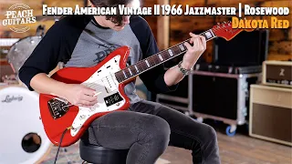 No Talking...Just Tones | Fender American Vintage II 1966 Jazzmaster | Rosewood - Dakota Red