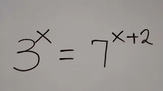 A Nice Algebra Exponential Problem | X = ¿