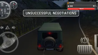 Russian Car Driver UAZ Hunter Story E Mission Unsuccessful Negotiations