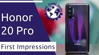 Honor 20 Pro First Impressions