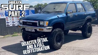 Toyota Hilux 4runner Project Part 2 - Disaster Detail and some improvements