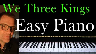 Learn how to play on piano: We 3 Kings