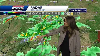 Clusters of Storms Into the Evening