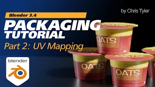 Blender Packaging Tutorial: 2 Label UV Mapping