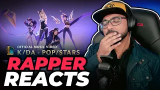 Rapper Reacts to K/DA - POP/STARS Music Video | League of Legends | First Time Reaction!