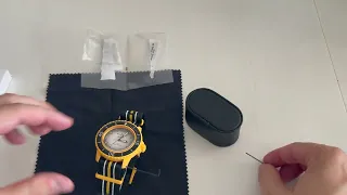 Blancpain Swatch strap change!