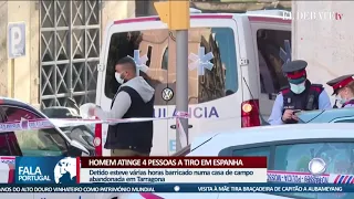 Homem atinge 4 pessoas a tiro em Espanha