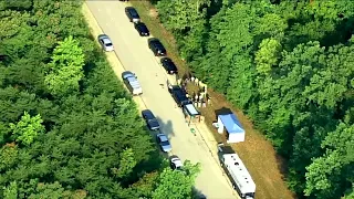 Aerials after body found during search for missing 72-year-old Virginia woman