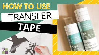 How to Use Transfer Tape with Vinyl // Transfer Tape 101 for Beginners