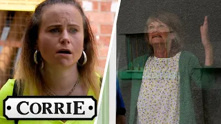 Gemma and Bernie Find Freda and Aled Locked in the Community Centre | Coronation Street
