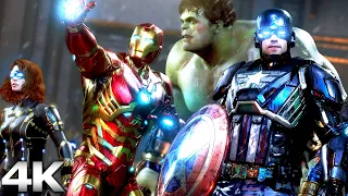 Marvel's Avengers All Cutscenes (Full Game Movie) PC Max Settings 4K 60FPS