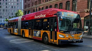 Ride on a King County Metro 2019 New Flyer XDE60 #6260