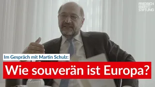 Wie souverän ist Europa? Martin Schulz im Gespräch mit Schüler*innen der Herderzeitung