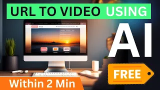 🔥Generate AI Videos From URL [ Within 2 Min ] || AI Video Creator