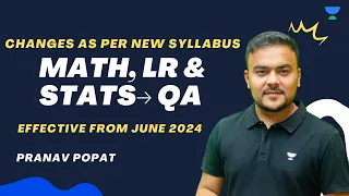 Changes as per New Syllabus for Math, LR and Stats | CA Foundation | QA