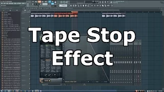 How to Make a Tape Stop Effect in FL Studio