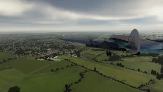 [1080p P3Dv5] A2A Connstellation - ORBX East Midlands to Newcastle - First look at Newcastle!
